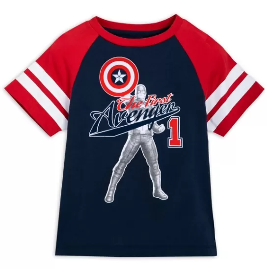 Clothing** Captain America Athletic T-Shirt For Kids