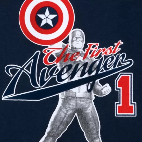 Clothing** Captain America Athletic T-Shirt For Kids