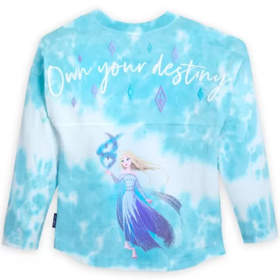 Clothing** Elsa Tie-Dye Spirit Jersey For Kids – Frozen