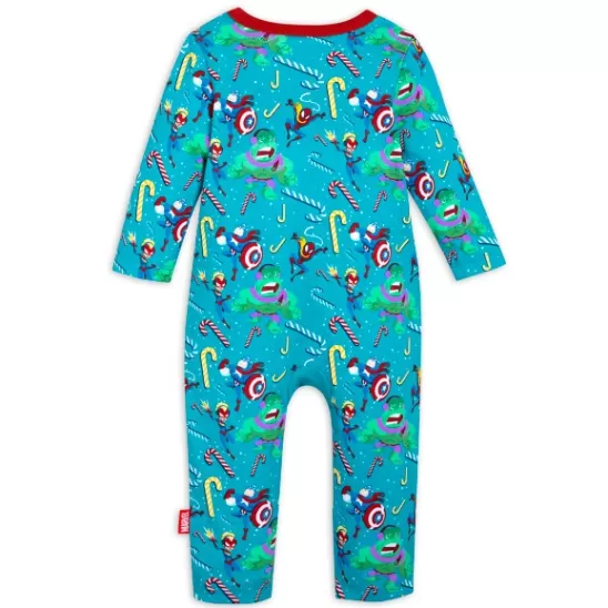 Clothing** Marvel Christmas Stretchie Sleeper For Baby