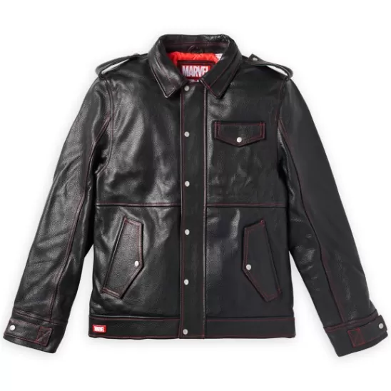 Clothing** Marvel Leather Jacket For Adults