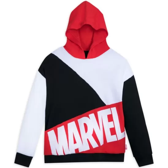 Clothing** Marvel Logo Pullover Hoodie For Adults