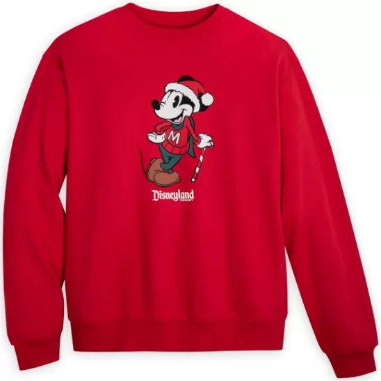 Clothing** Mickey Mouse Christmas Sweatshirt For Adults – land