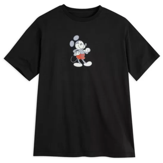 Clothing** Mickey Mouse Genuine Mousewear T-Shirt For Adults – Black