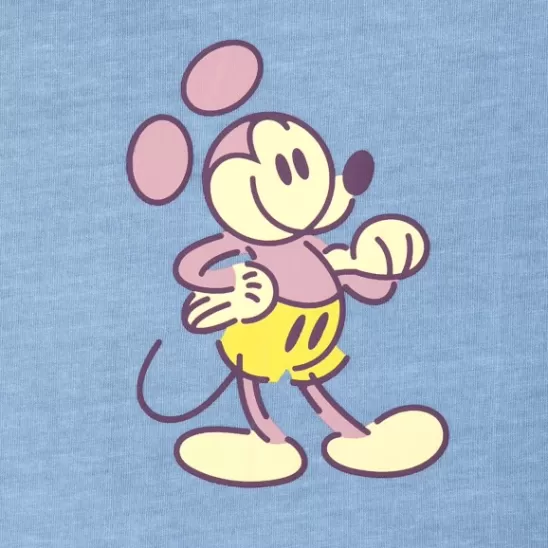 Clothing** Mickey Mouse Genuine Mousewear T-Shirt For Adults – Blue