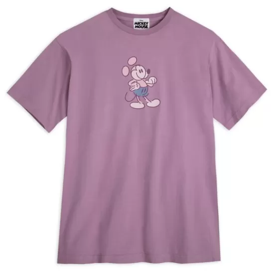 Clothing** Mickey Mouse Genuine Mousewear T-Shirt For Adults – Plum