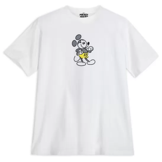 Clothing** Mickey Mouse Genuine Mousewear T-Shirt For Adults – White