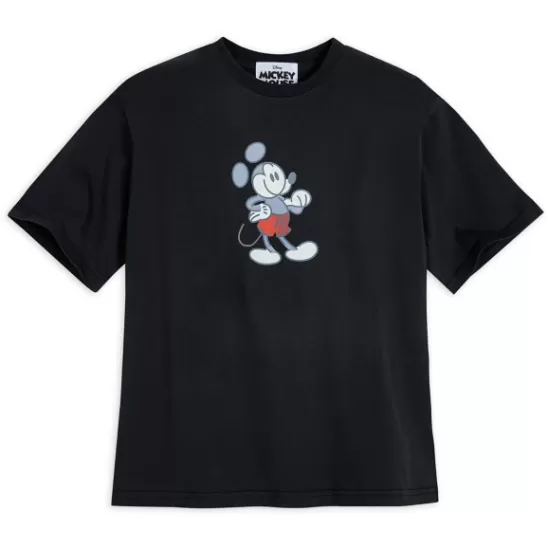 Clothing** Mickey Mouse Genuine Mousewear T-Shirt For Women – Black