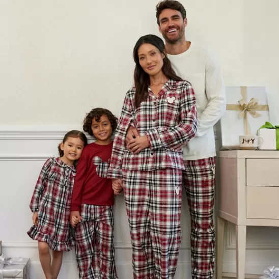 Clothing** Mickey Mouse Holiday Plaid Sleep Set For Adults