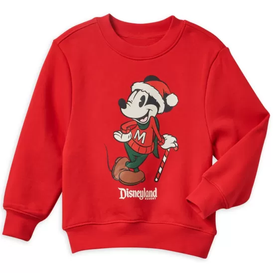 Clothing** Mickey Mouse Holiday Pullover Sweatshirt For Kids – land