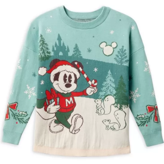 Clothing** Mickey Mouse Holiday Spirit Jersey Sweater For Kids