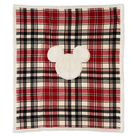 Bedding** Mickey Mouse Icon Throw Plaid Manta