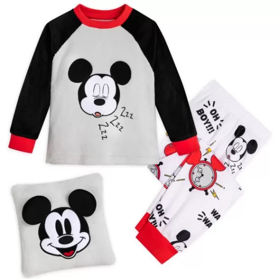 Clothing** Mickey Mouse Pajamas And Pillow Set For Kids