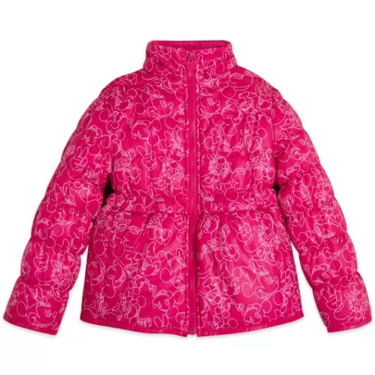 Clothing** Minnie Mouse Hooded Puff Jacket For Kids