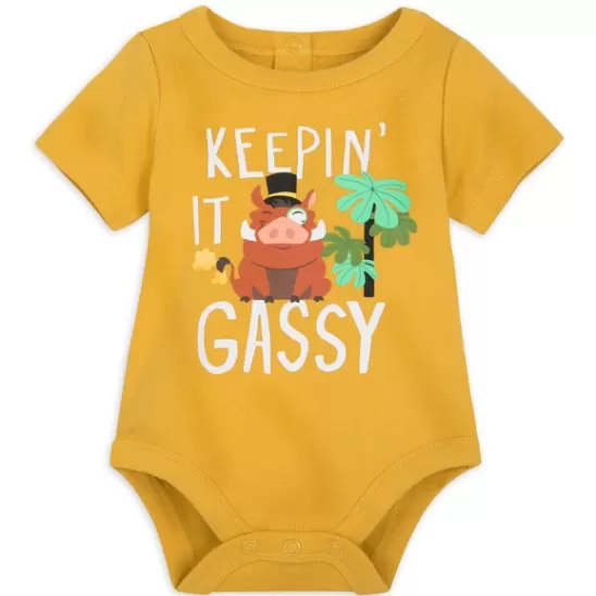 Clothing** Pumbaa Bodysuit For Baby – The Lion King