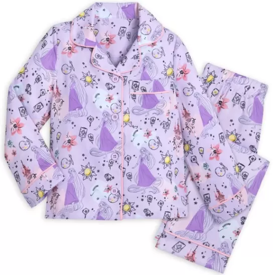 Clothing** Rapunzel Sleep Set For Kids – Tangled