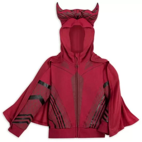 Clothing** Scarlet Witch Zip Hoodie For Kids