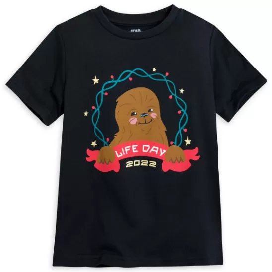 Clothing** Star Wars Life Day 2022 T-Shirt For Kids