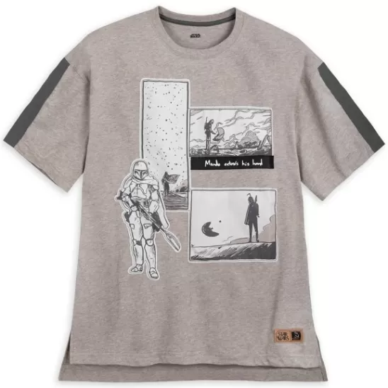 Clothing** Star Wars: The Mandalorian T-Shirt For Adults