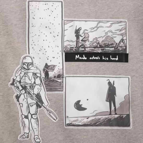 Clothing** Star Wars: The Mandalorian T-Shirt For Adults